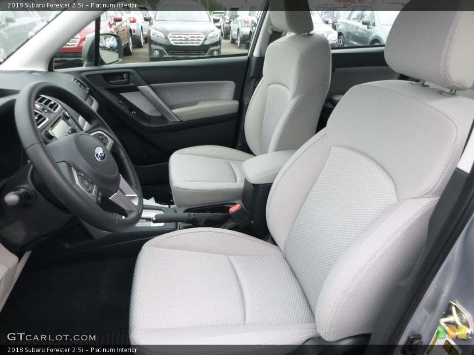 Platinum Interior Front Seat for the 2018 Subaru Forester 2.5i #121784415