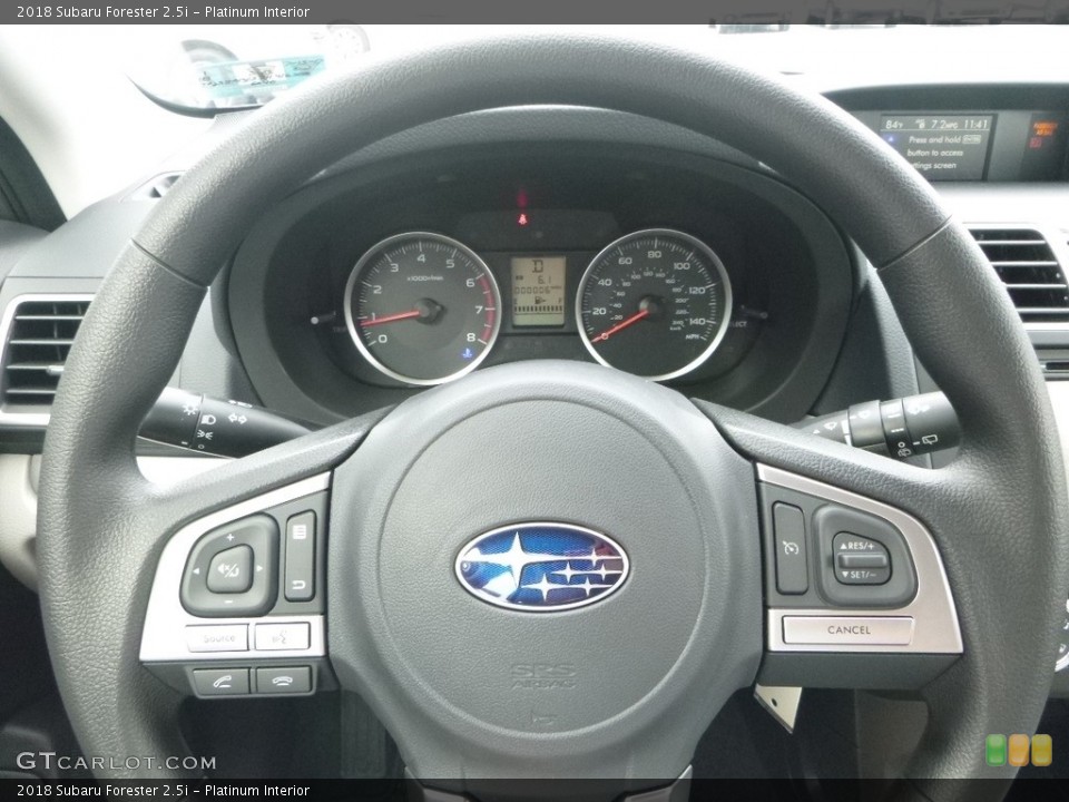 Platinum Interior Steering Wheel for the 2018 Subaru Forester 2.5i #121784574