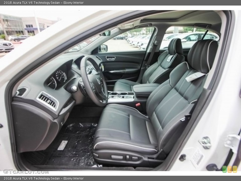 Ebony Interior Photo for the 2018 Acura TLX V6 Technology Sedan #121786090