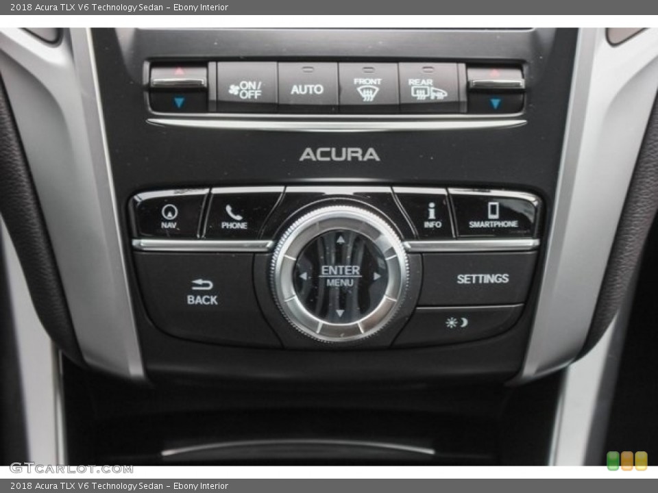Ebony Interior Controls for the 2018 Acura TLX V6 Technology Sedan #121786379
