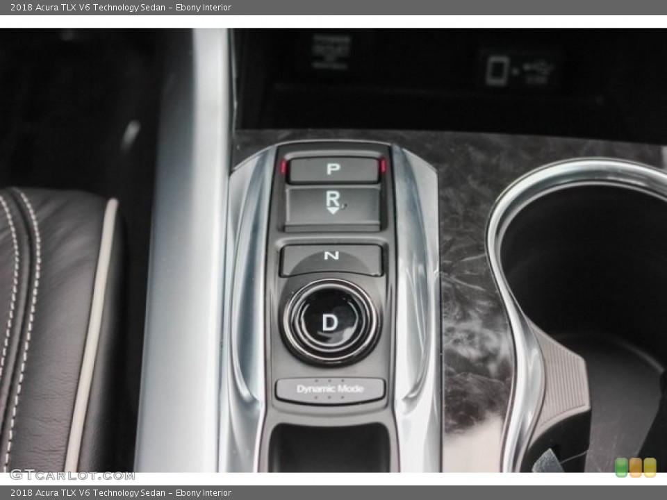 Ebony Interior Transmission for the 2018 Acura TLX V6 Technology Sedan #121786395