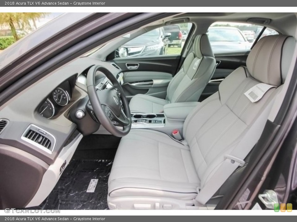 Graystone Interior Front Seat for the 2018 Acura TLX V6 Advance Sedan #121788552
