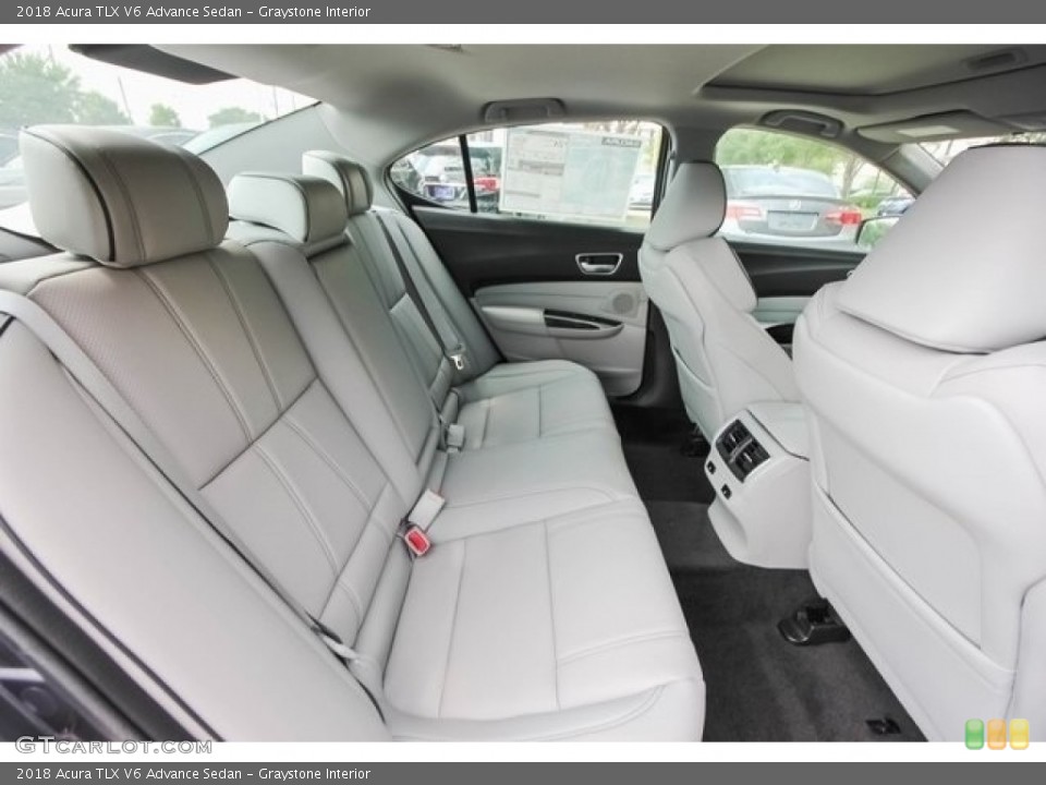 Graystone Interior Rear Seat for the 2018 Acura TLX V6 Advance Sedan #121788627