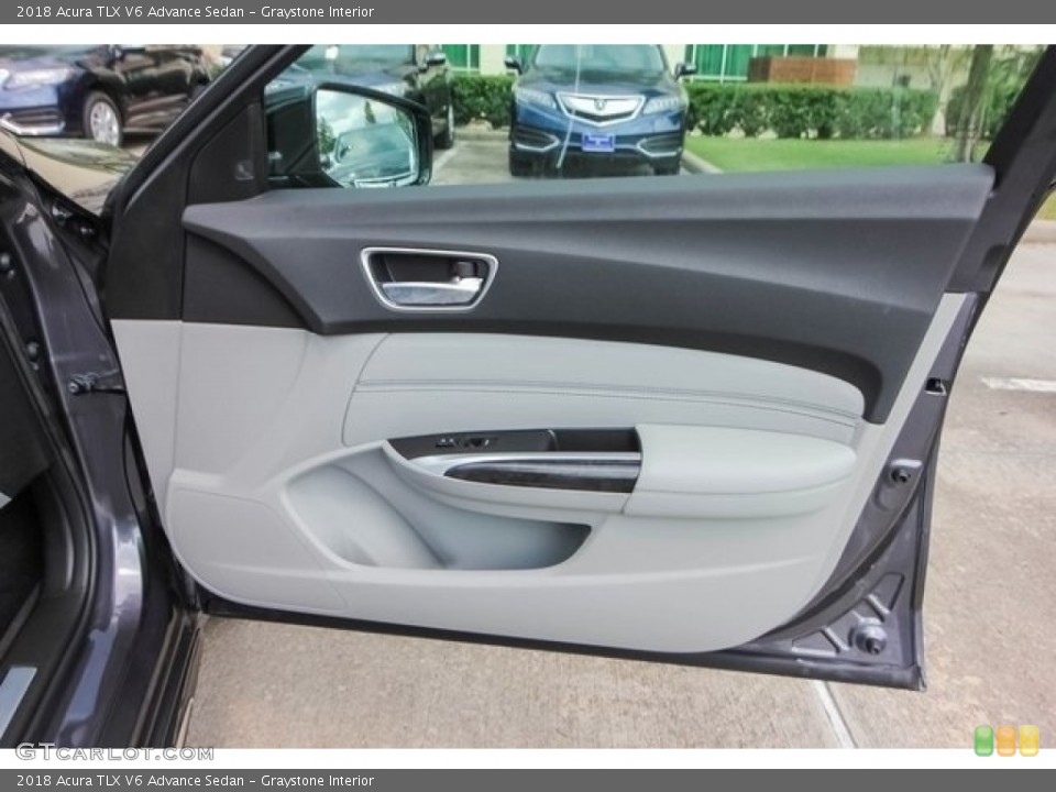 Graystone Interior Door Panel for the 2018 Acura TLX V6 Advance Sedan #121788648
