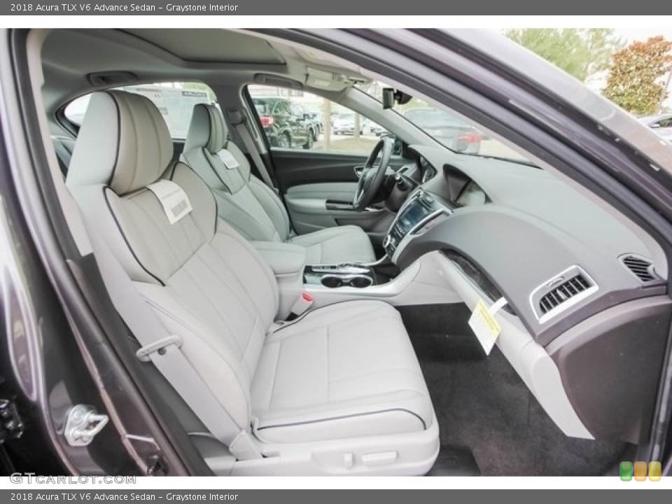 Graystone Interior Front Seat for the 2018 Acura TLX V6 Advance Sedan #121788665
