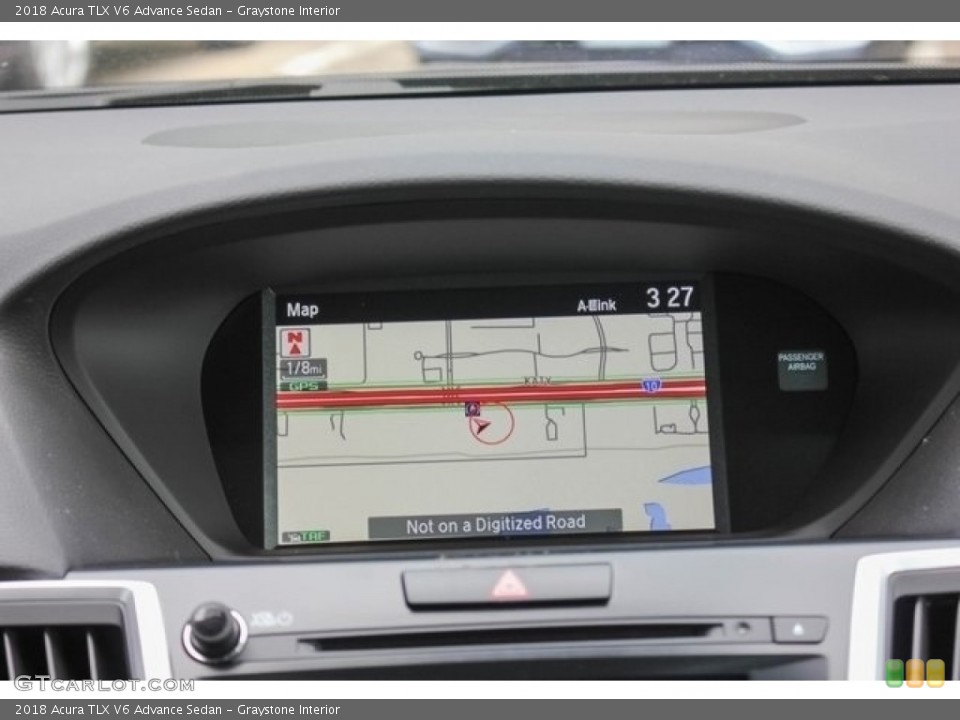 Graystone Interior Navigation for the 2018 Acura TLX V6 Advance Sedan #121788762