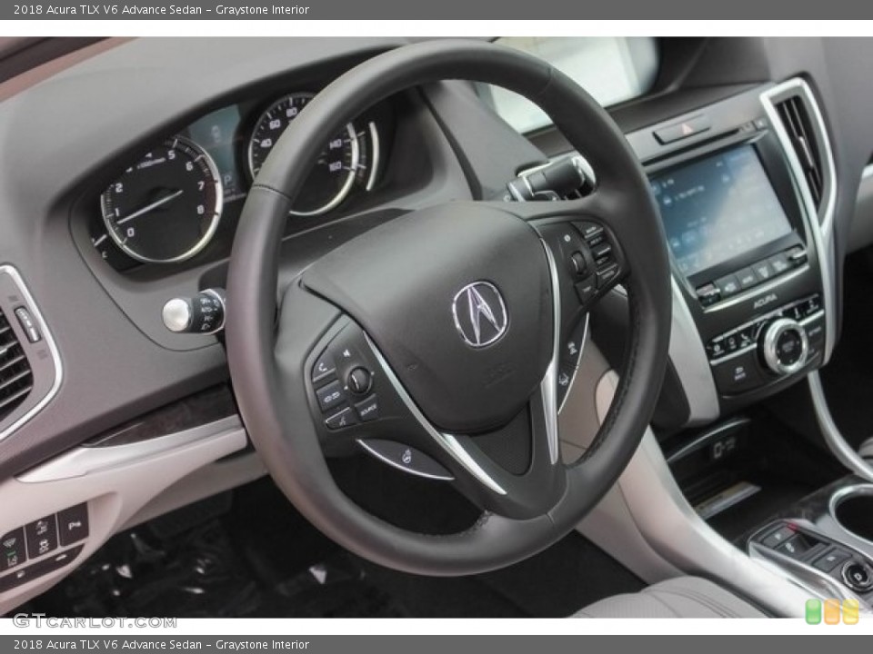 Graystone Interior Steering Wheel for the 2018 Acura TLX V6 Advance Sedan #121788819