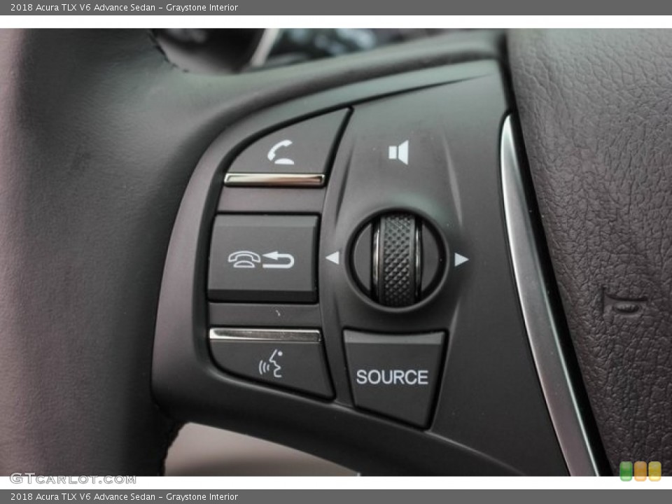 Graystone Interior Controls for the 2018 Acura TLX V6 Advance Sedan #121788969