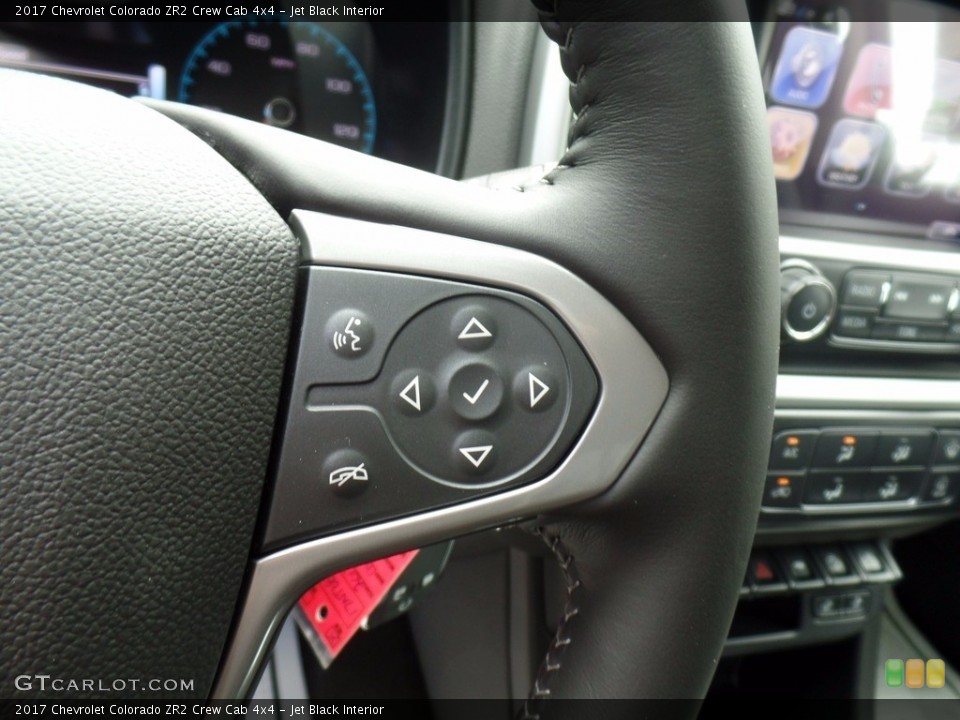 Jet Black Interior Controls for the 2017 Chevrolet Colorado ZR2 Crew Cab 4x4 #121793746