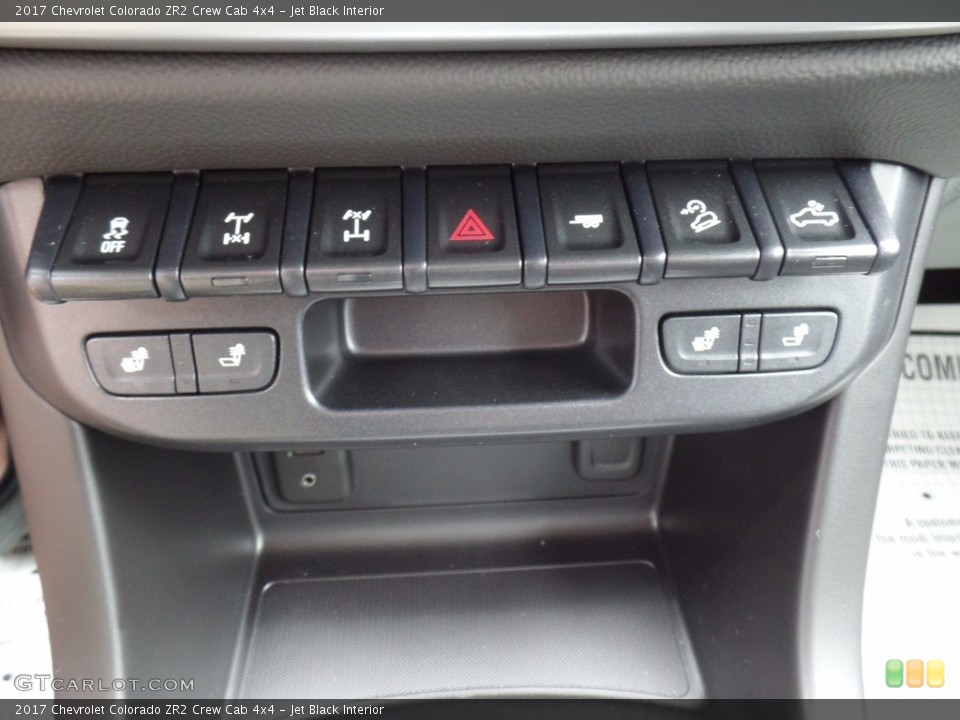 Jet Black Interior Controls for the 2017 Chevrolet Colorado ZR2 Crew Cab 4x4 #121794066
