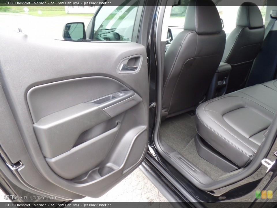 Jet Black Interior Rear Seat for the 2017 Chevrolet Colorado ZR2 Crew Cab 4x4 #121794309