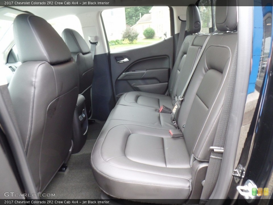 Jet Black Interior Rear Seat for the 2017 Chevrolet Colorado ZR2 Crew Cab 4x4 #121794334