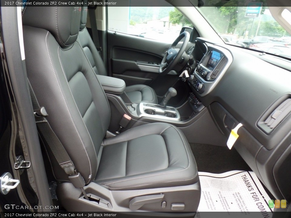 Jet Black Interior Front Seat for the 2017 Chevrolet Colorado ZR2 Crew Cab 4x4 #121794586