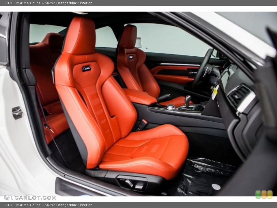 Sakhir Orange/Black Interior Photo for the 2018 BMW M4 Coupe #121797300