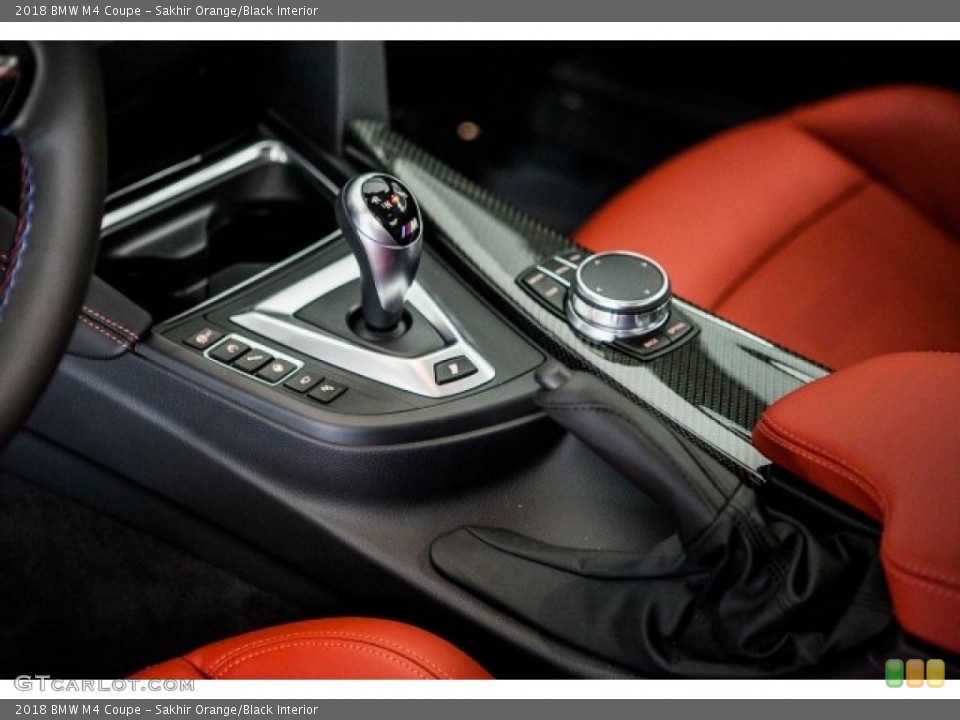 Sakhir Orange/Black Interior Transmission for the 2018 BMW M4 Coupe #121797397