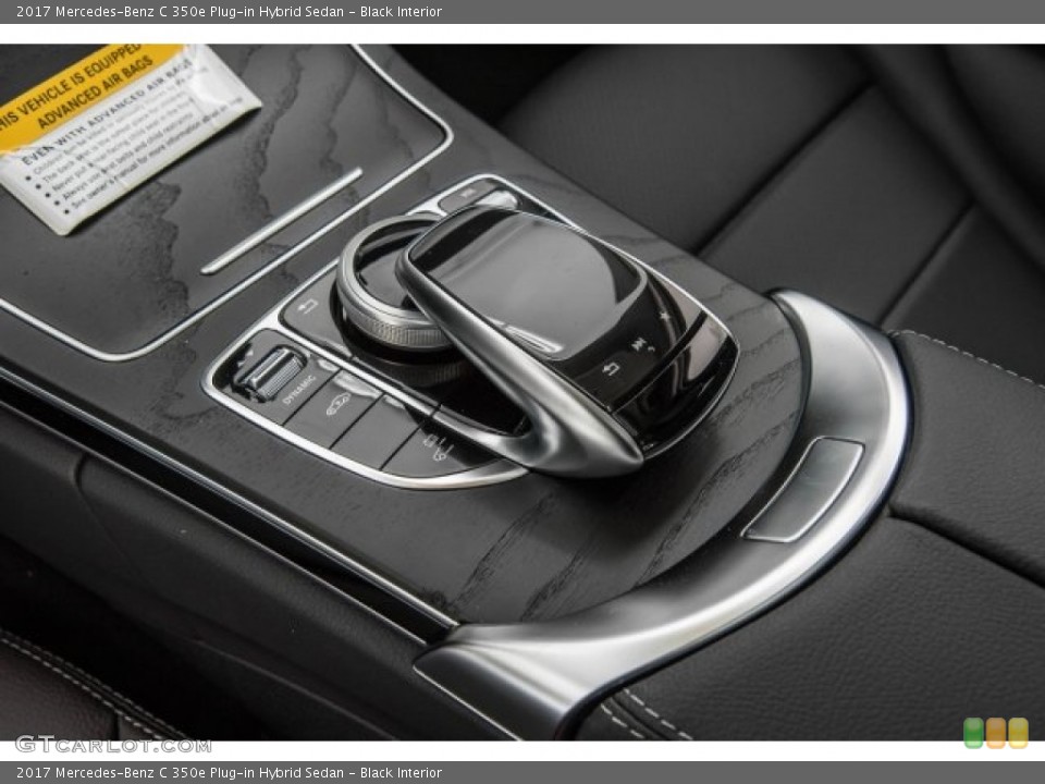 Black Interior Transmission for the 2017 Mercedes-Benz C 350e Plug-in Hybrid Sedan #121802415