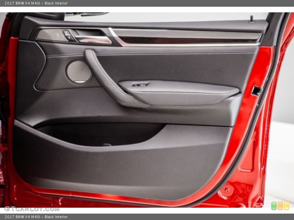 Black Interior Door Panel for the 2017 BMW X4 M40i #121807212