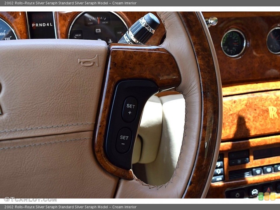 Cream Interior Steering Wheel for the 2002 Rolls-Royce Silver Seraph  #121811233
