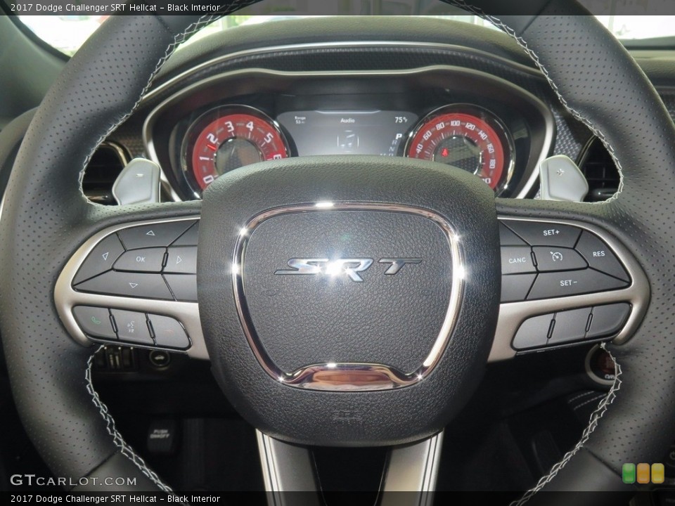 Black Interior Steering Wheel for the 2017 Dodge Challenger SRT Hellcat #121811339