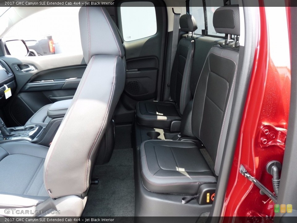 Jet Black Interior Rear Seat for the 2017 GMC Canyon SLE Extended Cab 4x4 #121811542