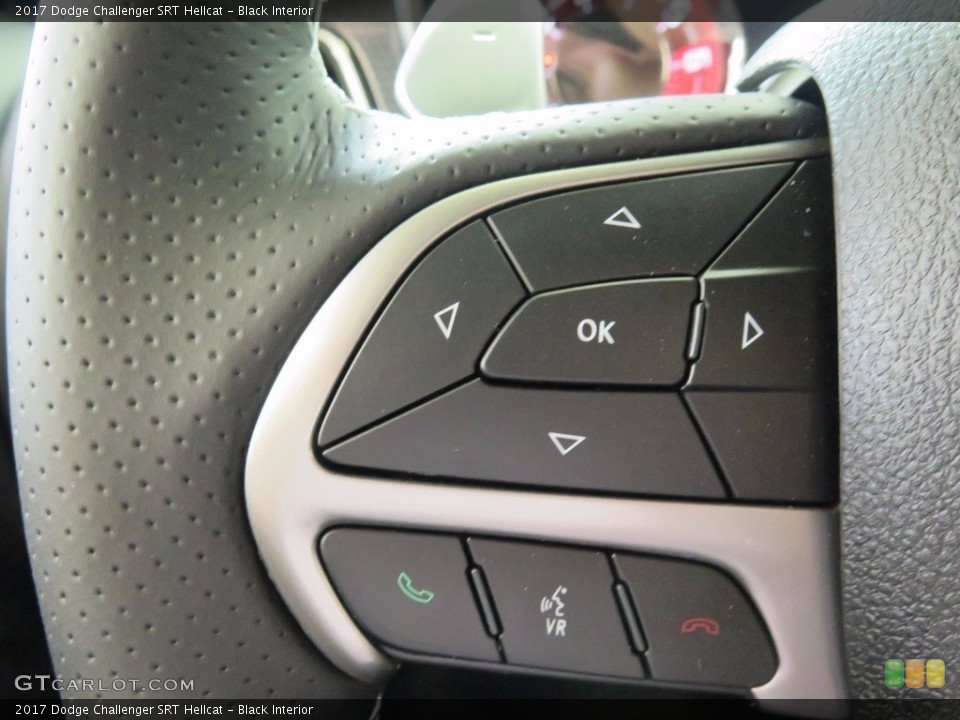 Black Interior Controls for the 2017 Dodge Challenger SRT Hellcat #121811584