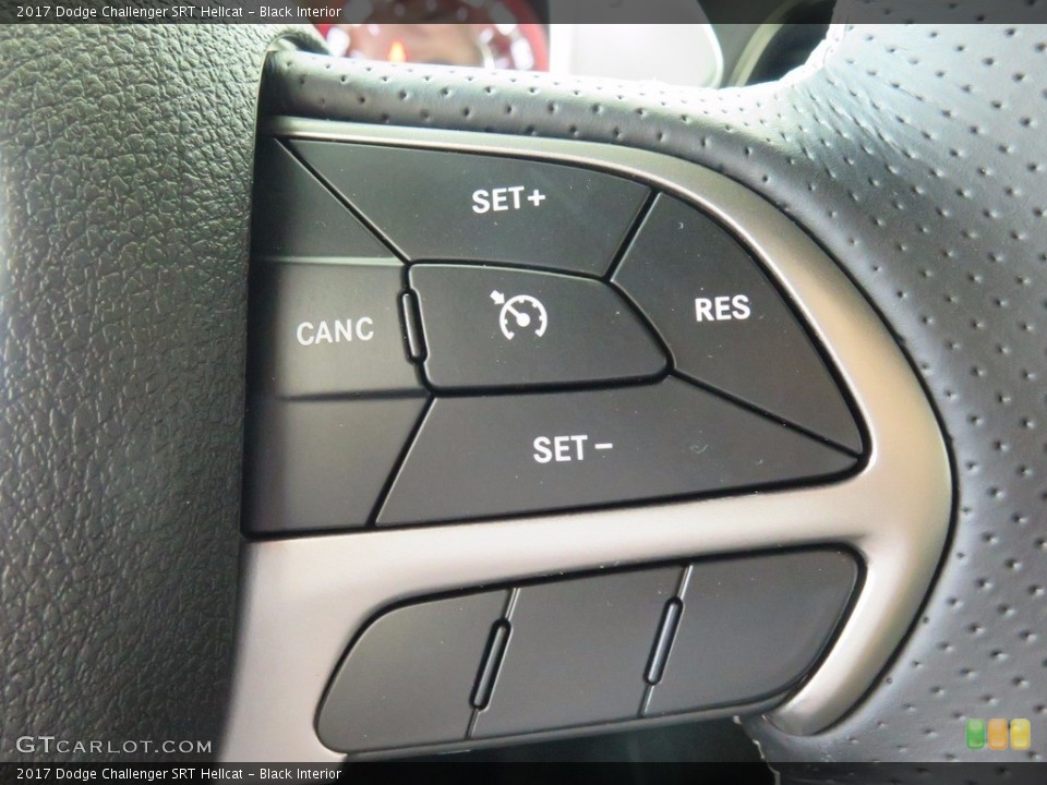 Black Interior Controls for the 2017 Dodge Challenger SRT Hellcat #121811614