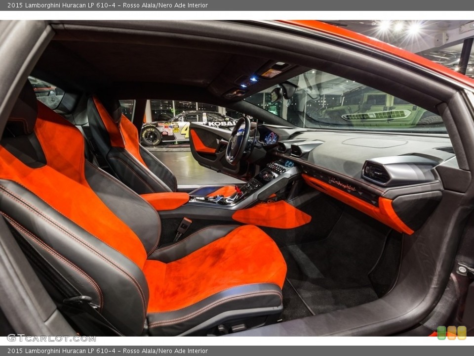 Rosso Alala/Nero Ade Interior Front Seat for the 2015 Lamborghini Huracan LP 610-4 #121813255