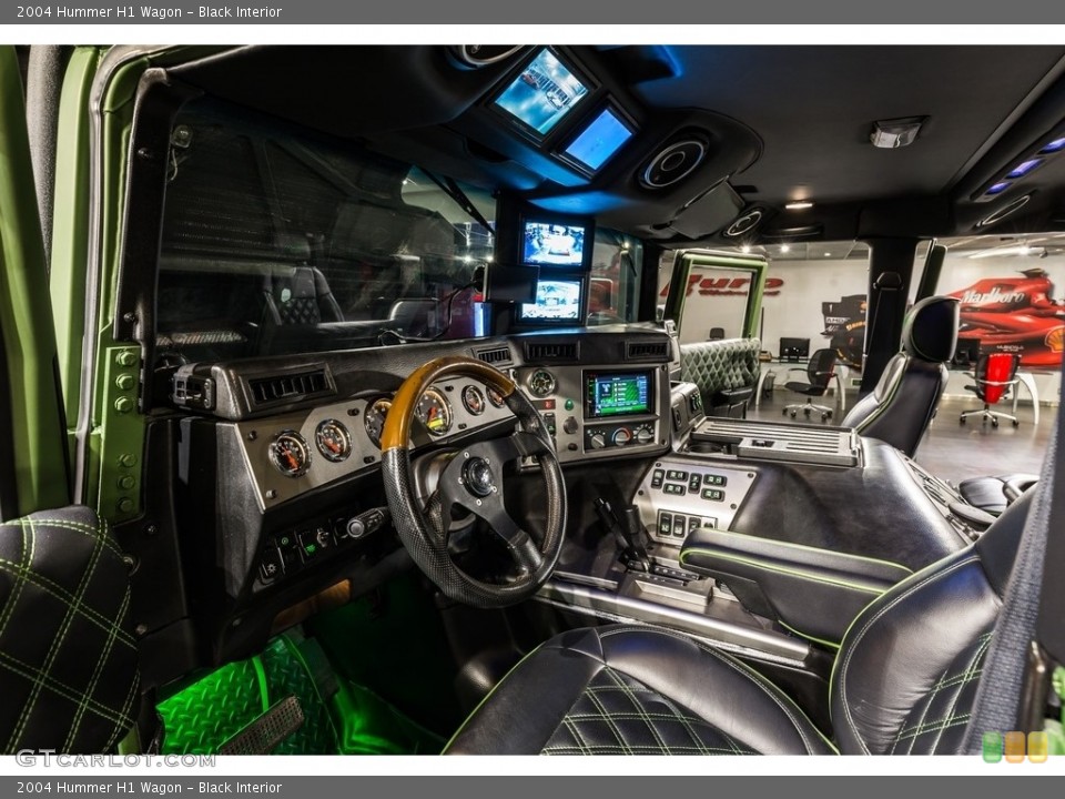 Black 2004 Hummer H1 Interiors
