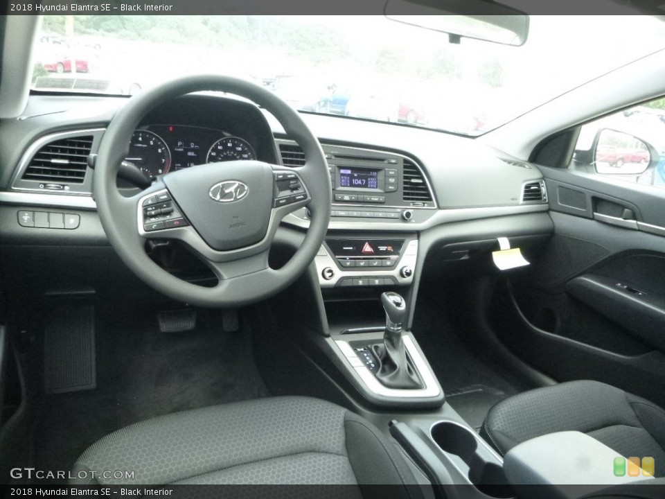 Black Interior Photo for the 2018 Hyundai Elantra SE #121821754
