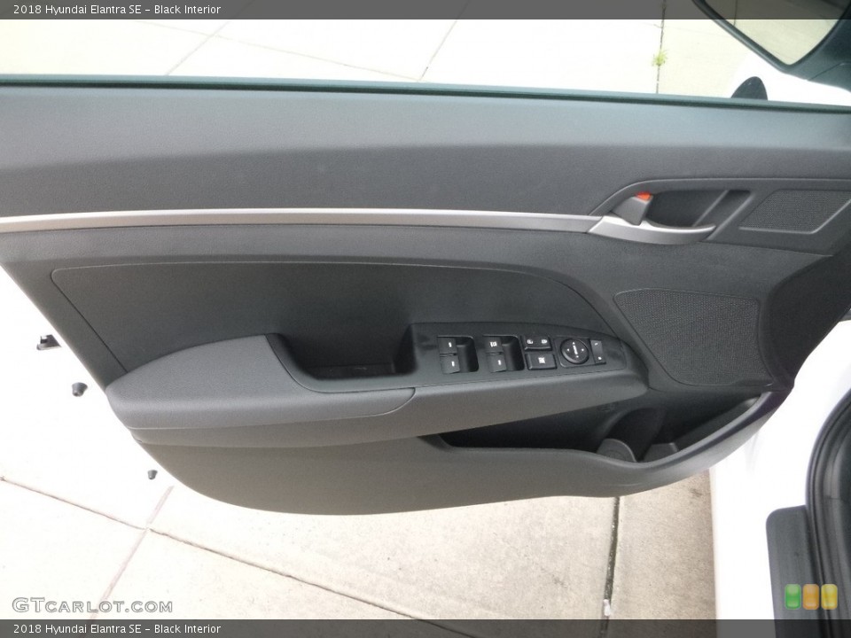 Black Interior Door Panel for the 2018 Hyundai Elantra SE #121821772