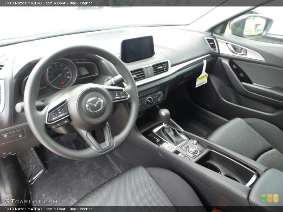 Black Interior Photo for the 2018 Mazda MAZDA3 Sport 4 Door #121825296