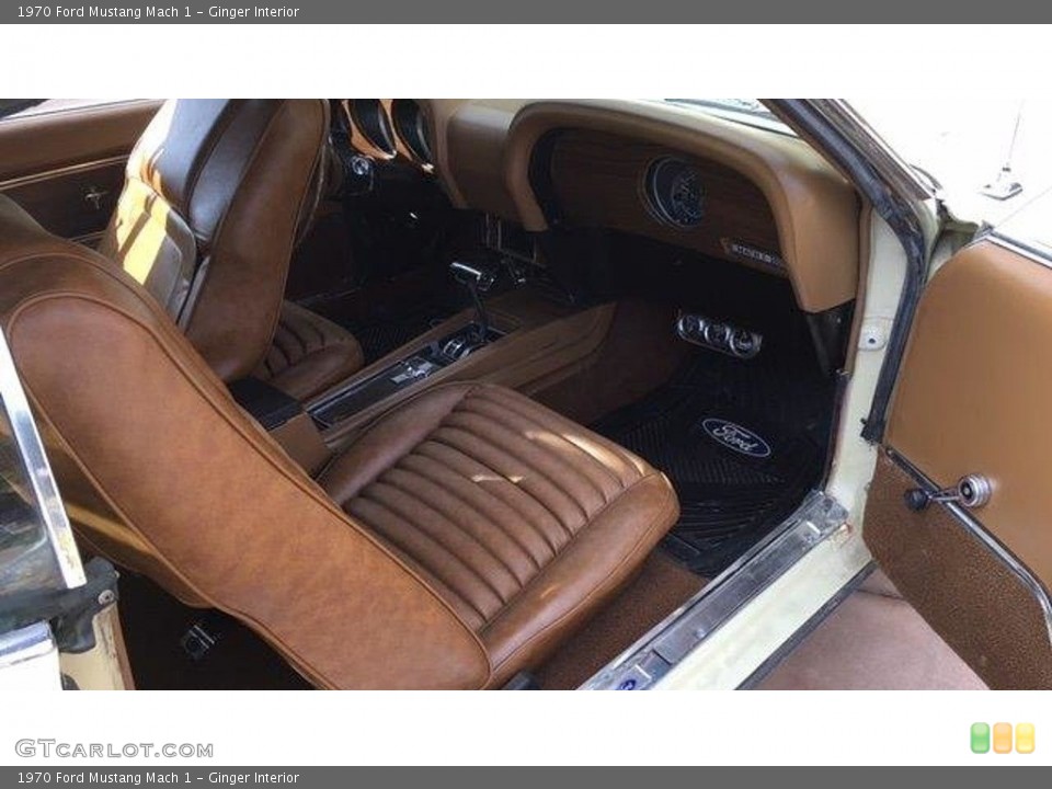 Ginger 1970 Ford Mustang Interiors