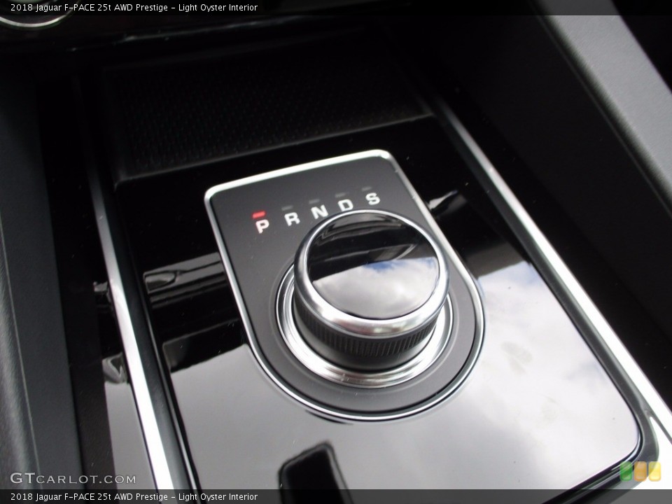 Light Oyster Interior Transmission for the 2018 Jaguar F-PACE 25t AWD Prestige #121827540