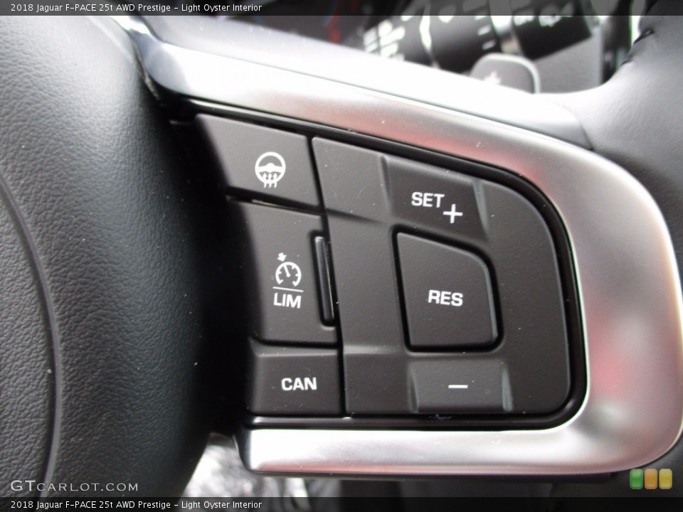Light Oyster Interior Controls for the 2018 Jaguar F-PACE 25t AWD Prestige #121827624