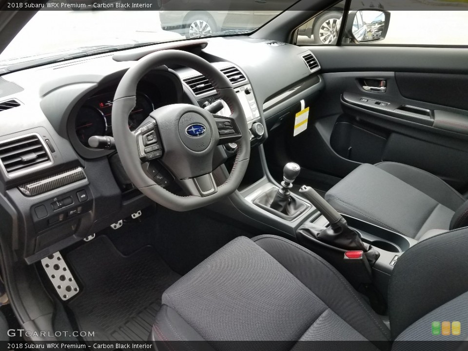 Carbon Black Interior Photo for the 2018 Subaru WRX Premium #121830369