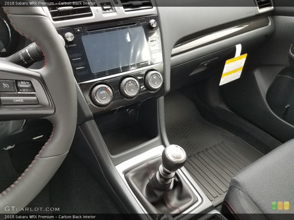 Carbon Black Interior Transmission for the 2018 Subaru WRX Premium #121830445