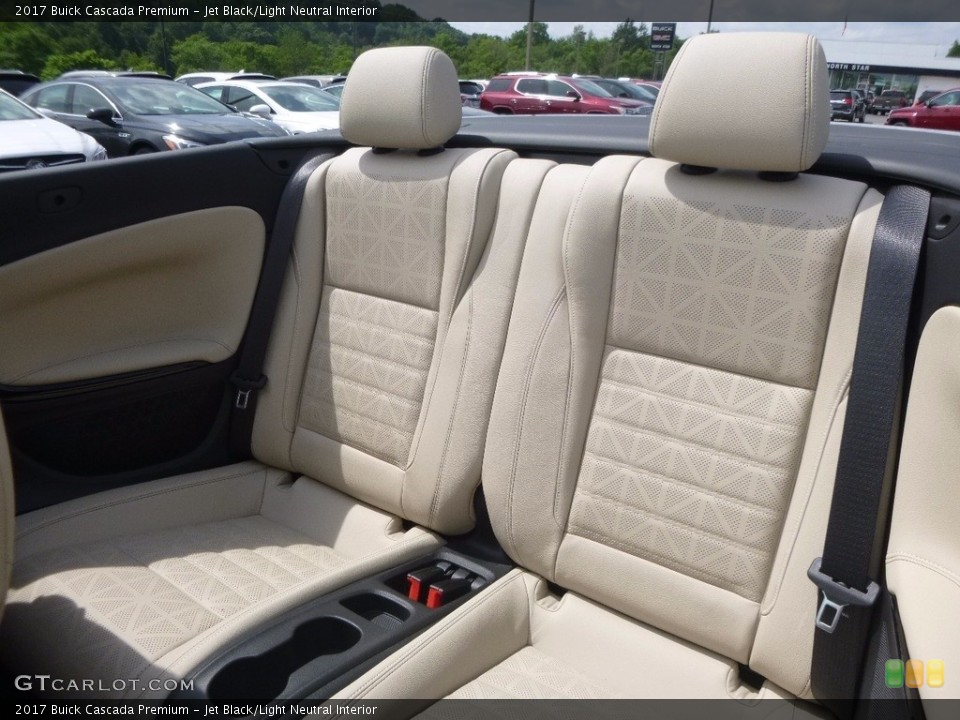Jet Black/Light Neutral Interior Rear Seat for the 2017 Buick Cascada Premium #121844301