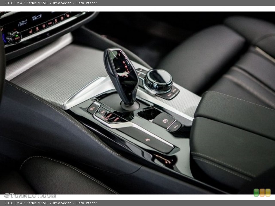 Black Interior Transmission for the 2018 BMW 5 Series M550i xDrive Sedan #121855193
