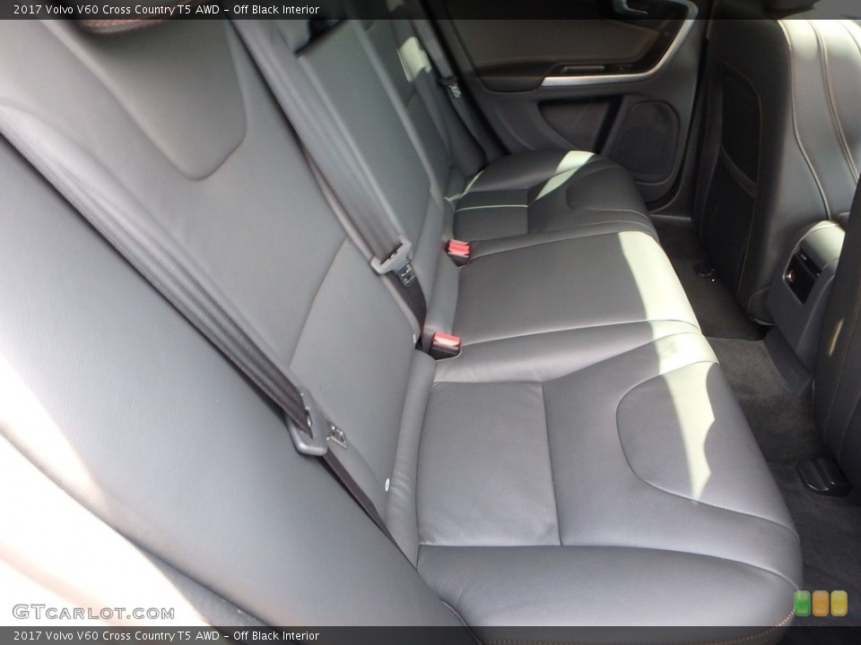Off Black Interior Rear Seat for the 2017 Volvo V60 Cross Country T5 AWD #121856067