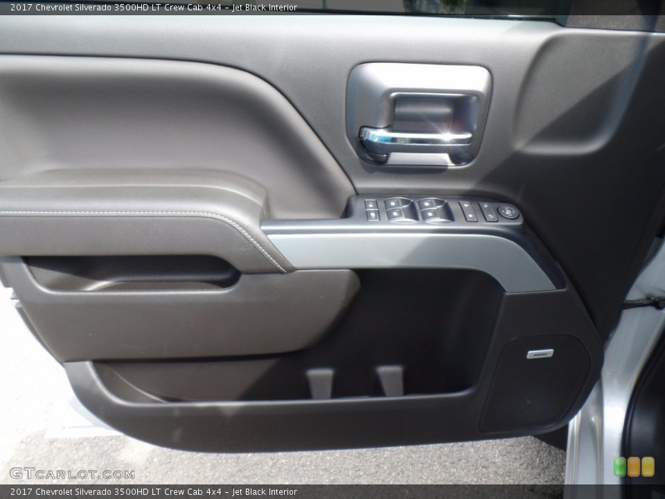 Jet Black Interior Door Panel for the 2017 Chevrolet Silverado 3500HD LT Crew Cab 4x4 #121857386