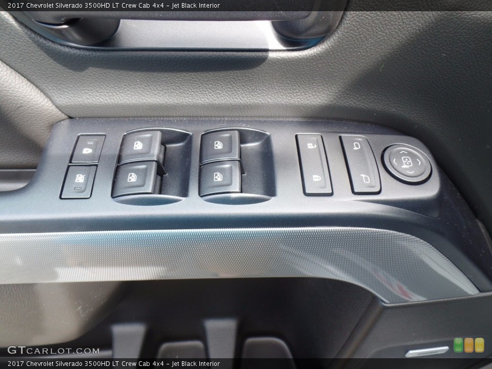 Jet Black Interior Controls for the 2017 Chevrolet Silverado 3500HD LT Crew Cab 4x4 #121857410