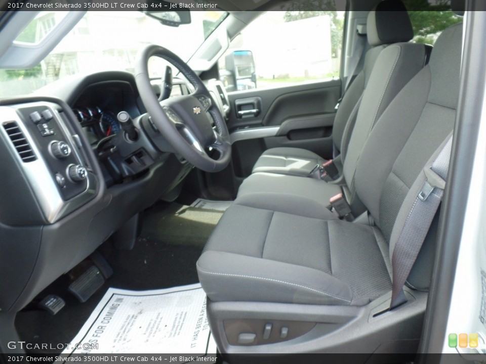 Jet Black Interior Photo for the 2017 Chevrolet Silverado 3500HD LT Crew Cab 4x4 #121857476
