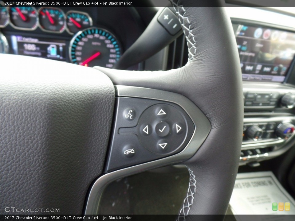 Jet Black Interior Controls for the 2017 Chevrolet Silverado 3500HD LT Crew Cab 4x4 #121857590