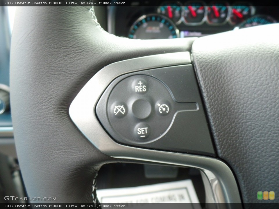 Jet Black Interior Controls for the 2017 Chevrolet Silverado 3500HD LT Crew Cab 4x4 #121857620