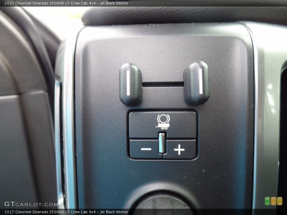 Jet Black Interior Controls for the 2017 Chevrolet Silverado 3500HD LT Crew Cab 4x4 #121857665