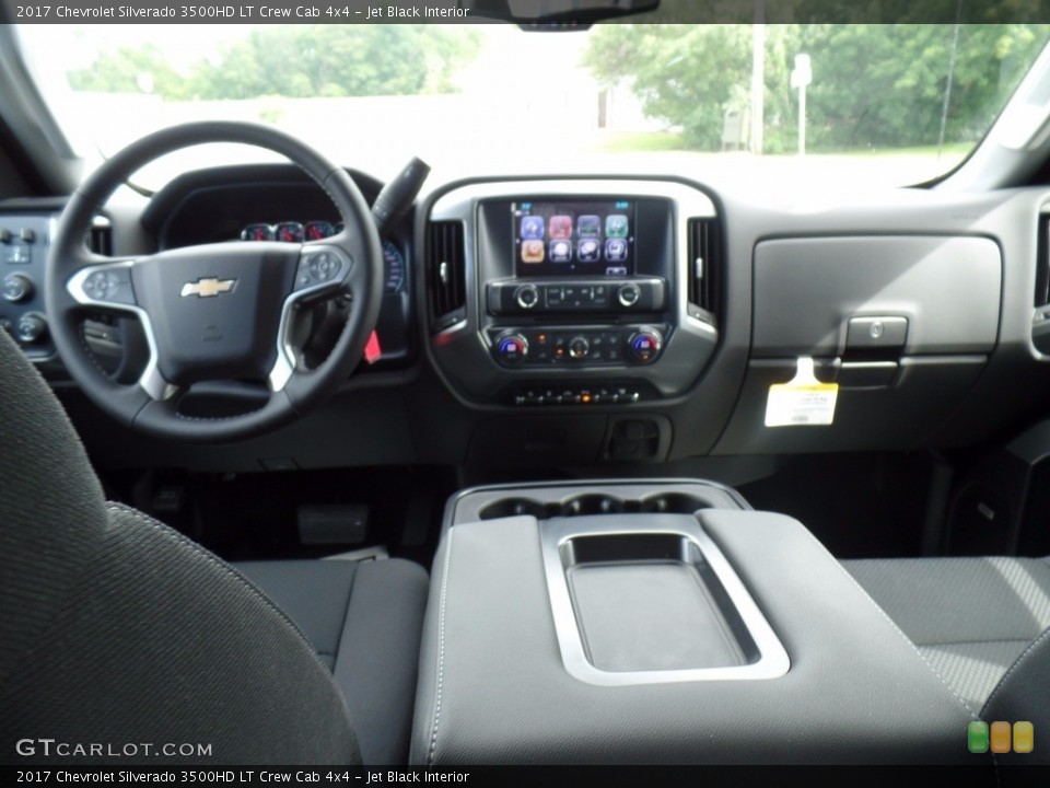 Jet Black Interior Dashboard for the 2017 Chevrolet Silverado 3500HD LT Crew Cab 4x4 #121858049