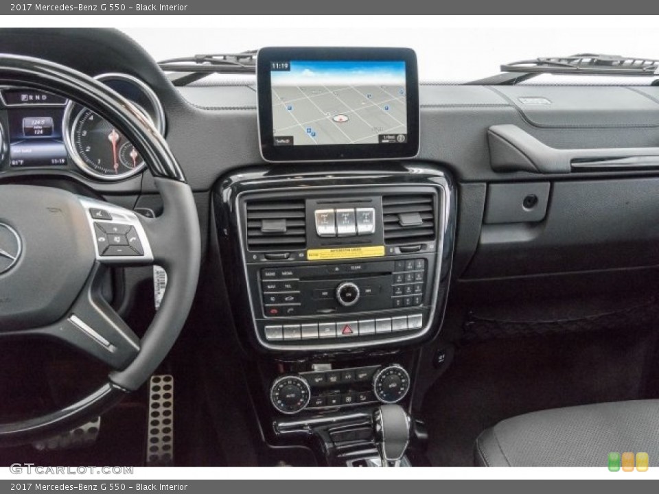 Black Interior Controls for the 2017 Mercedes-Benz G 550 #121858997