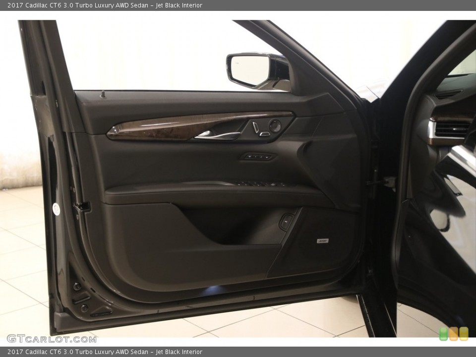 Jet Black Interior Door Panel for the 2017 Cadillac CT6 3.0 Turbo Luxury AWD Sedan #121866485