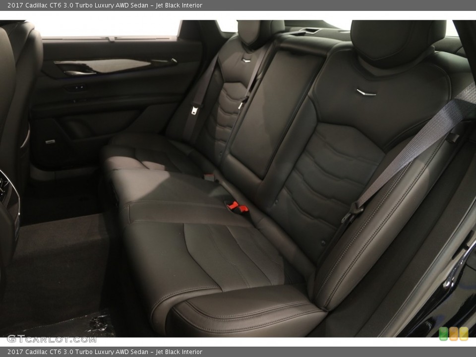 Jet Black Interior Rear Seat for the 2017 Cadillac CT6 3.0 Turbo Luxury AWD Sedan #121866521