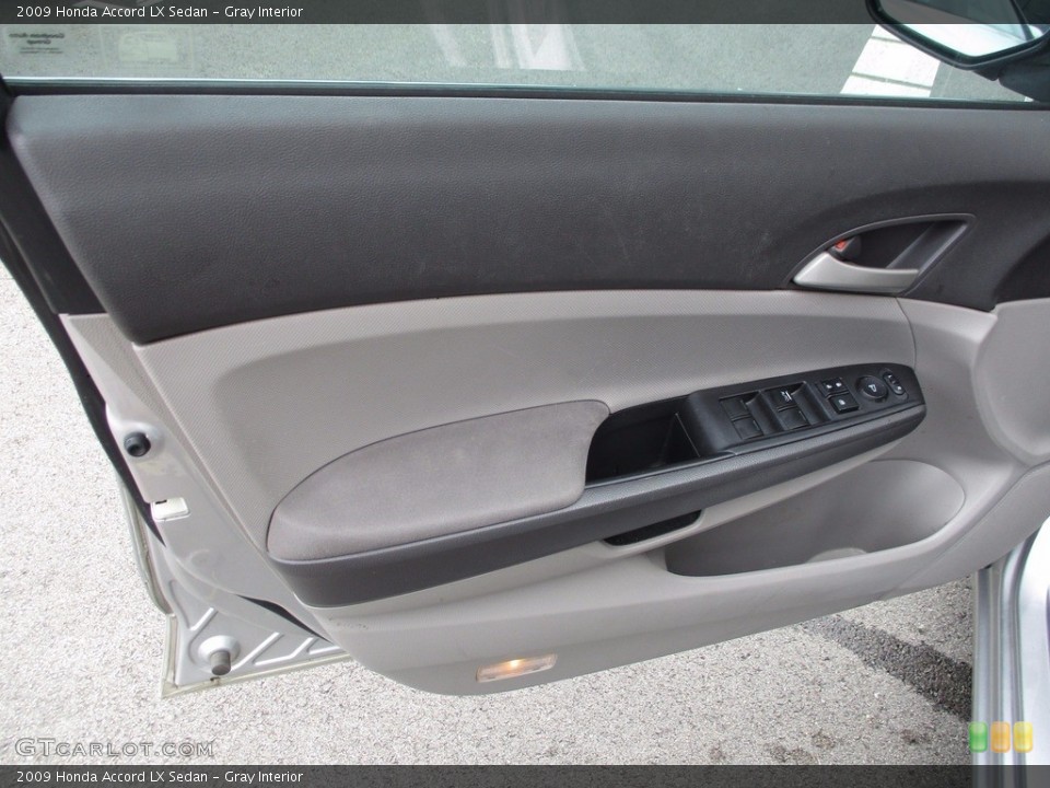 Gray Interior Door Panel for the 2009 Honda Accord LX Sedan #121869187